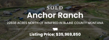 American Prairie Acquires Anchor Ranch