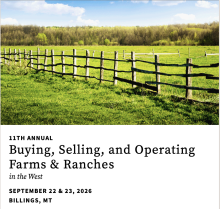Buying, Selling, and Operating Farms & Ranches Buying, Selling, and Operating Farms & Ranches