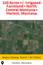 Online Auction - 320 Acres +/- Irrigated Farmland Online Auction - 320 Acres +/- Irrigated Farmland