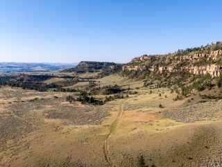 Map of Rimrock Ranch: 1575 acres West of Fromberg