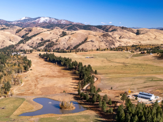 Map of Two Feathers Ranch: 357.21 acres South of Darby