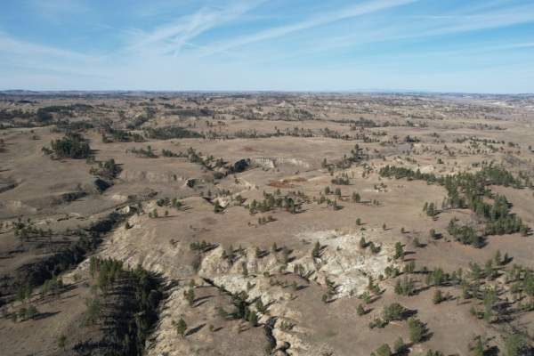 Map of Little Rosie Ranch: 3228 acres North of Sand Springs