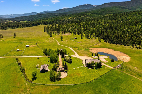 Map of Ninemile Valley Ranch: 457 acres NW of Huson