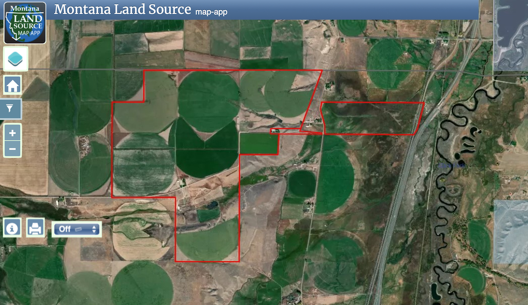 Clark Fork Valley Ranch - Headquarters Unit map image