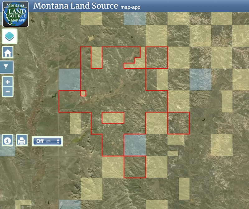 Over the Cliff Ranch map image