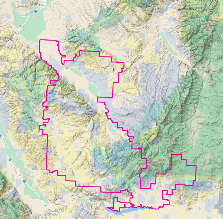 Map of Matador Beaverhead Ranch Map of Matador Beaverhead Ranch